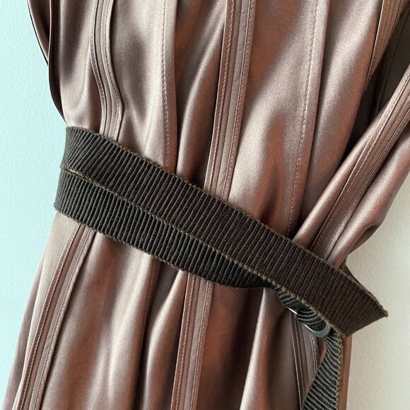 BCBGMaxAzria RUNWAY 100% Silk Strapless Empire Waist Dress Size 2 - Picture 6 of 8